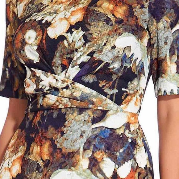 Adrianna Papell Multicolor Floral Dress - Picture 3 of 9